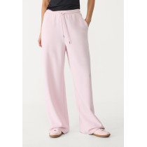 Women's adjustable waist soft touch modal wide leg pants with side pockets