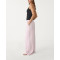Women's adjustable waist soft touch modal wide leg pants with side pockets