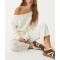 Women's modal blend cropped pants flowing sweatpants