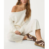 Women's modal blend cropped pants flowing sweatpants