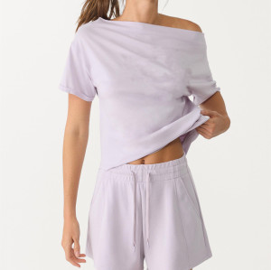 Mid rise modal shorts with adjustable waist and side pockets luxury running shorts