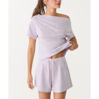 Mid rise modal shorts with adjustable waist and side pockets luxury running shorts