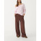 Women's long sleeve off shoulder sweatshirts relaxed fit luxury pullover