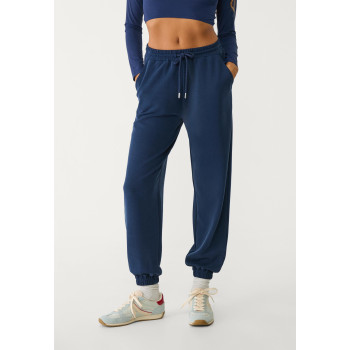 Women's classic mid rise adjustable waist track pants with side pockets