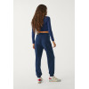 Women's classic mid rise adjustable waist track pants with side pockets