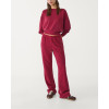 Women's ultra soft crew neck drop shoulder pullovers versatile cropped sweatshirts