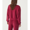 Women's ultra soft crew neck drop shoulder pullovers versatile cropped sweatshirts