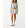 Women's long sleeve full zip slim fit top stand collar cropped jackets