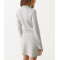 Women's long sleeve full zip slim fit top stand collar cropped jackets