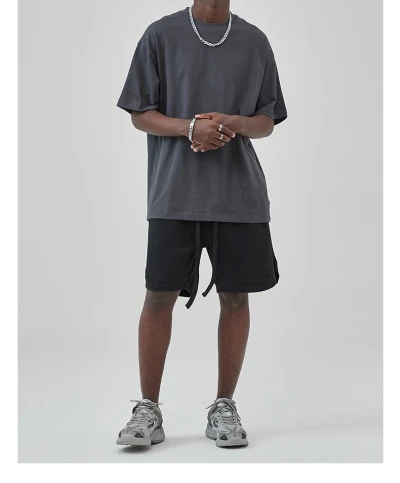OEM Customized Men's Short Sleeve Tee - Soft Fitted Crew Neck Shirts for Activewear, Specialized Manufacturing for Performance Apparel, Tailored Designs for Yoga, Sports and Casual Use, Bulk Order Fulfillment Available
