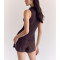 stand collar fitted zip top stylish full zip cotton tank