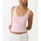 Women's new arrival v neck full back sports tank with removable padding