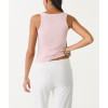Women's new arrival v neck full back sports tank with removable padding