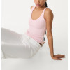 Women's new arrival v neck full back sports tank with removable padding