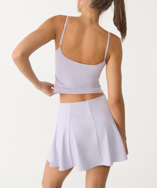 Women's high waisted active skirts with built in shorts light weight flowy skorts