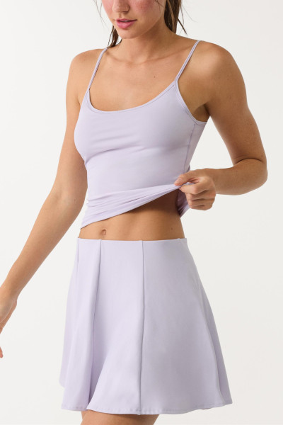 Women's high waisted active skirts with built in shorts light weight flowy skorts