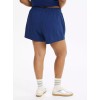 Elastic waist active shorts with side zipper pockets lightweight relaxed fit running shorts