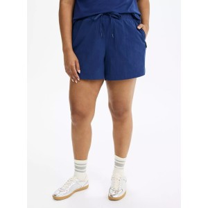 Elastic waist active shorts with side zipper pockets lightweight relaxed fit running shorts