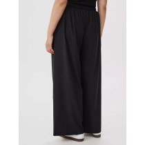 Women's plus size active pants with side pockets lightweight woven lounge sweatpants