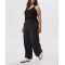 Women's plus size active pants with side pockets lightweight woven lounge sweatpants