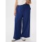 Women's plus size active pants with side pockets lightweight woven lounge sweatpants