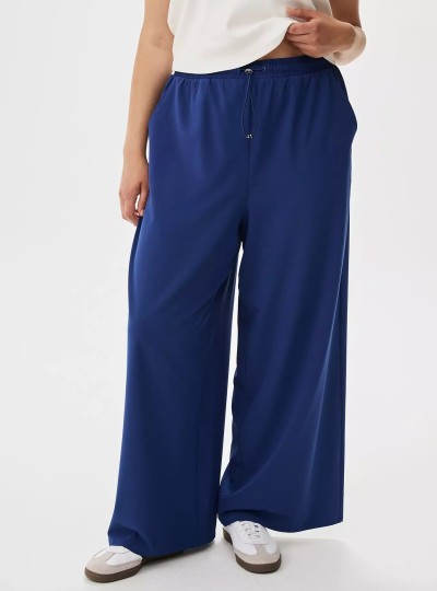 Women's plus size active pants with side pockets lightweight woven lounge sweatpants