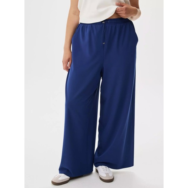Women's plus size active pants with side pockets lightweight woven lounge sweatpants