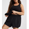 Women's 4 ways stretchy double layer running shorts