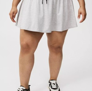 Women's lightweight flowy skorts super soft lounge skirts with built in shorts