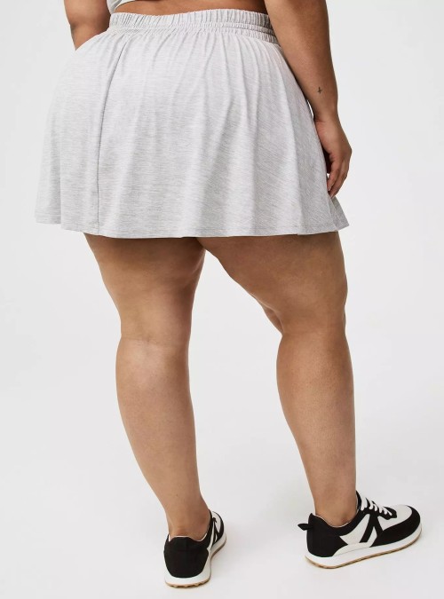 Women's lightweight flowy skorts super soft lounge skirts with built in shorts