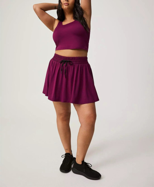 Women's basic plus size longline sports bra full coverage padded sleeveless crop top