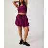 Women's basic plus size longline sports bra full coverage padded sleeveless crop top