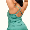 Plus size light weight slim fit sports tank with adjustable straps