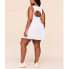 Women's plus size active dress with built in shorts