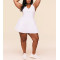 Women's plus size active dress with built in shorts