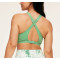 Women's high support back cross sports bra with adjustable straps