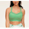 Women's high support back cross sports bra with adjustable straps