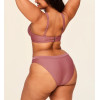 Front cross padded bikini top hollow back swimwear top with adjustable straps