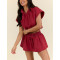 Women's short sleeve cropped hoodies relaxed fit hooded sweatshirts