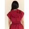 Women's short sleeve cropped hoodies relaxed fit hooded sweatshirts