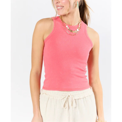 Women's lightweight full coverage sports tank fitted sleeveless top