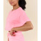 Women's short sleeve cotton cropped t shirts with pockets