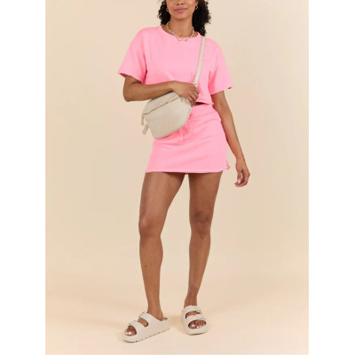 Women's short sleeve cotton cropped t shirts with pockets