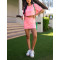 Adjustable waist lounge skirts slim fit cotton skorts