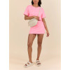 Adjustable waist lounge skirts slim fit cotton skorts