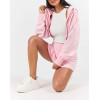 Women's relaxed fit cropped hooded cotton jackets