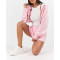 Women's relaxed fit cropped hooded cotton jackets