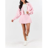 Women's relaxed fit cropped hooded cotton jackets