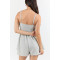 Women's new lounge rompers with adjustable straps cozy fit athleisure short jumpsuits