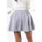 Women's adjustable waist pleated skirts with built in shorts cotton skorts